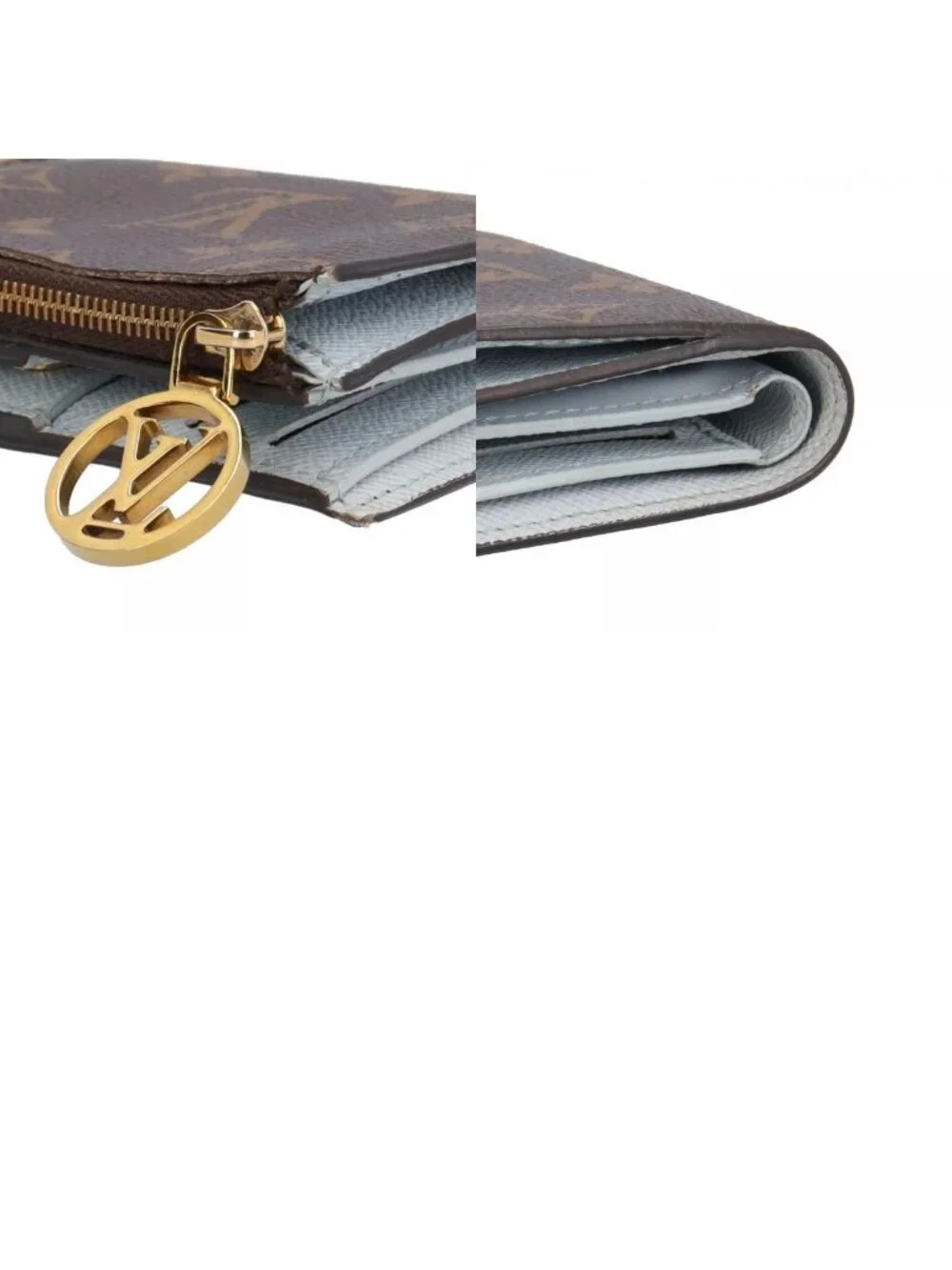 Louis Vuitton Portefeuille Lisa Monogram Bifold Wallet Canvas